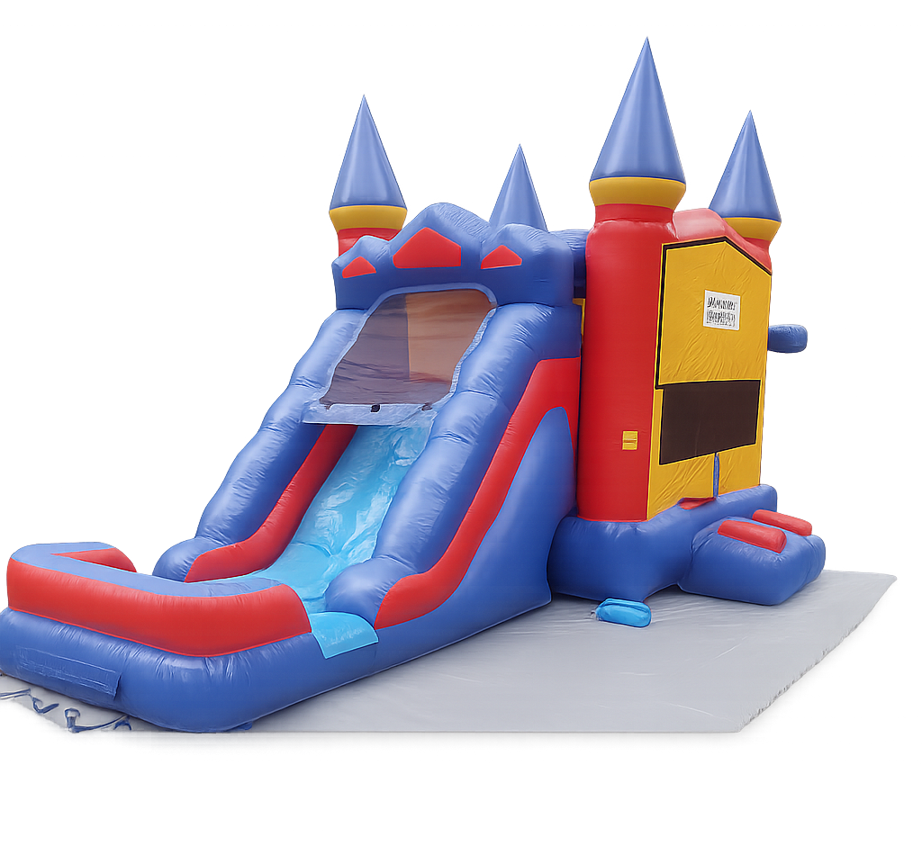 Castle Combo Bounce House Rental Monroe LA